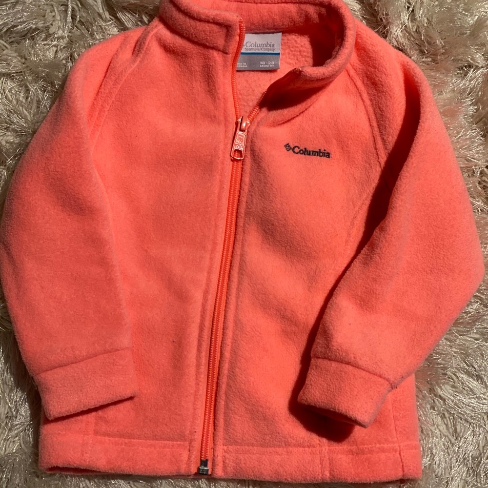 Columbia pink/peach 18-24 months jacket